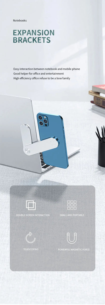 Adjustable Magnetic Laptop Side Mount Clip